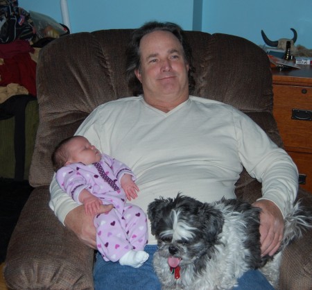 Gpa, Maddie, and her bodyguard Nubbie