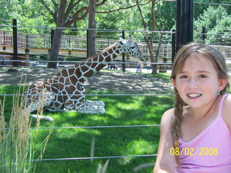 Becca's favorite animal at the Milwaukee Zoo