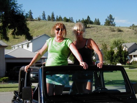 Wendy & I in my Jeep