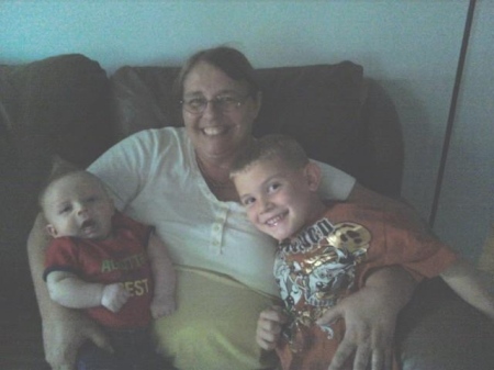 Grandma with  grandsons