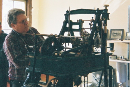 Working on the Tower Clock-Weiser, ID