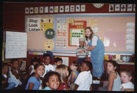 Me with my Kindergarten Class