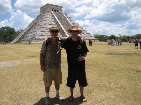 Chichen Itza Cancun 2007 with son