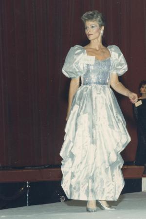 Kathy Modeling in New York 1987
