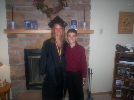 College graduation and Cole