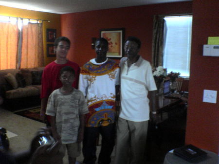 My Dad, Velly, Binky, and my nephew Alex