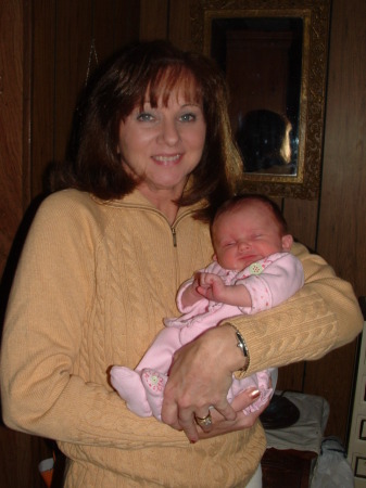 Wife Susie holding her great niece