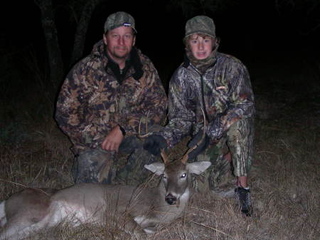 Uncle & Nephew with his first buck, Fall 08