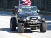 Me and my Jeep in the Veterans day parade