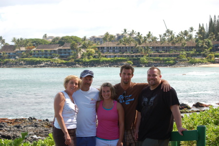 Whole Family In Maui 2008