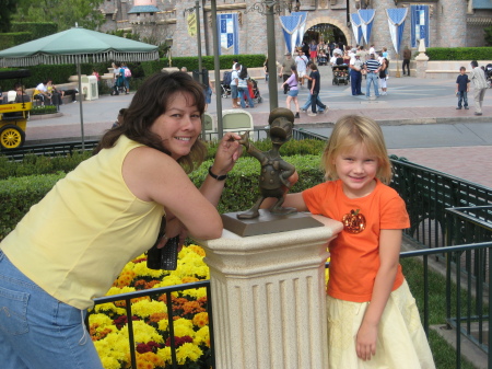 My daughter and grandaughter at Disneyland/
