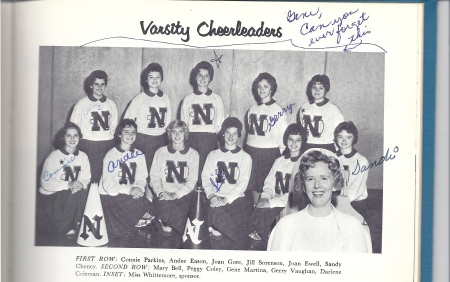 '62  Varsity Cheerleaders