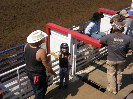 Sean, his gear and his steer