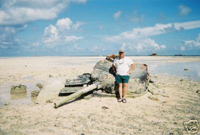 At Tarawa Red Beach 2, famous WW2 Pacific batt