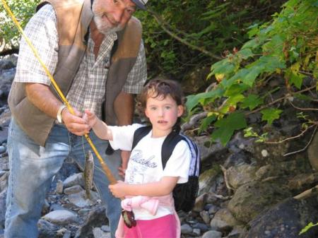 Fishing at cabin 8-07