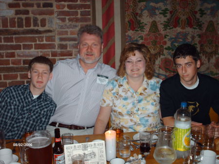 Preston, Lisa, Jared & Caleb in London 2006