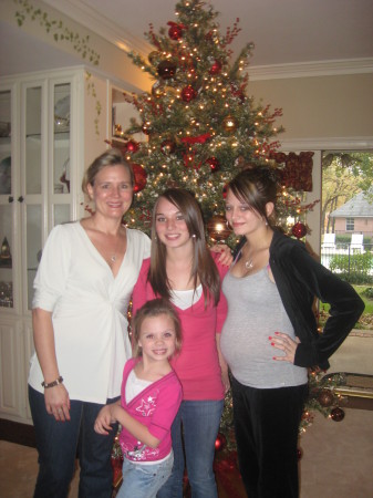 Me and My Girls and Grandson on the Way!