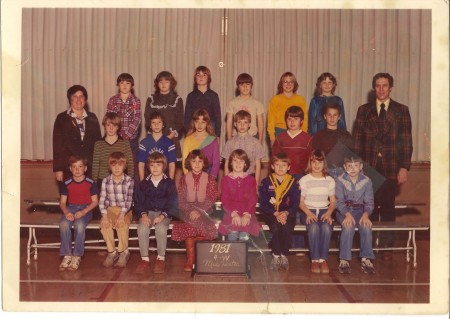 Miss Hinton's 4th Grade Class 1980-1981