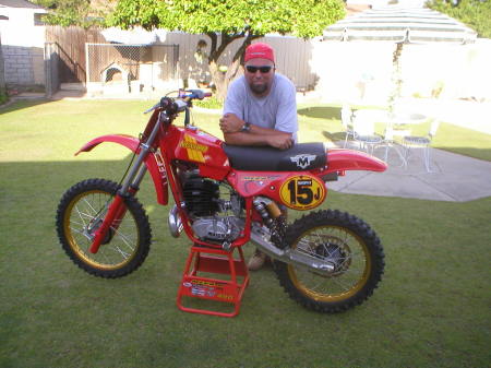 Our Son Scott rides Vintage motocross at 42