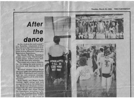 1982 Marshall Dance-a-thon