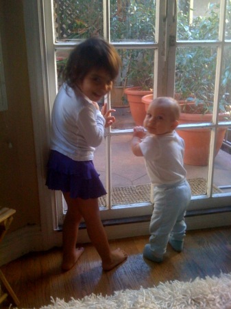 My grandkids Isadora and Magnus