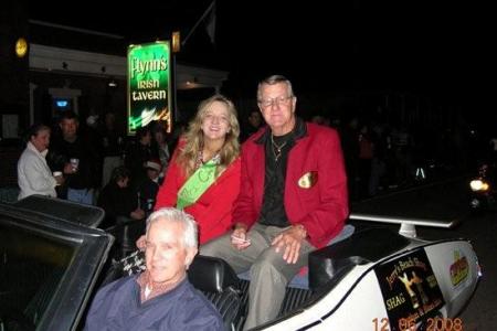 Me and my Dad in the Christmas parade