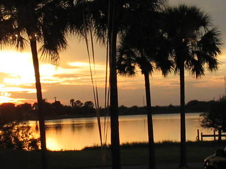 VIEW OUT BACK OF COUNTRY CLUB