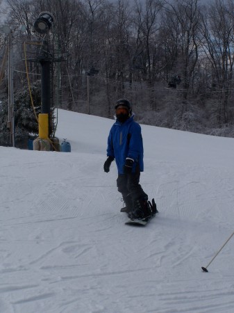 Kobe snowboarding