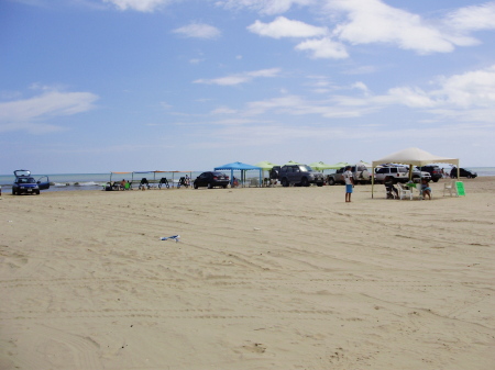 The beach in Los Canales