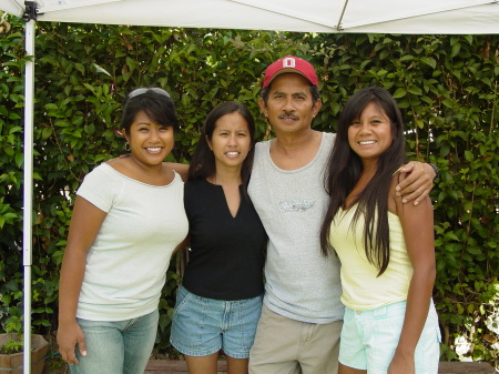 With my three Daughters