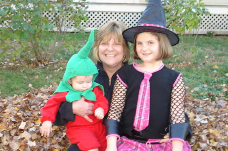 Halloween 2008, Granddaughters Elle and Sammi