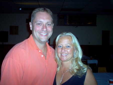 Wife Jen and I at 20 Yr Reunion