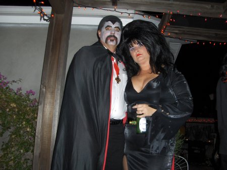 halloween party (me and hubby)