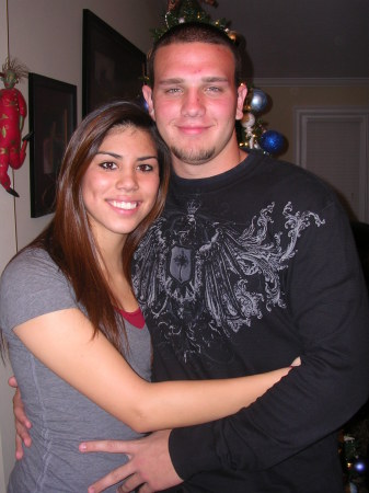 cory and his gf xmas 08