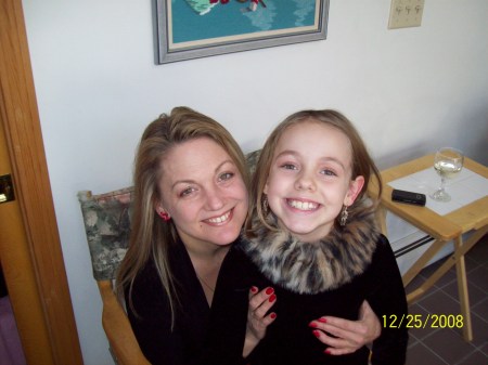 Me and Olivia 2008 Christmas