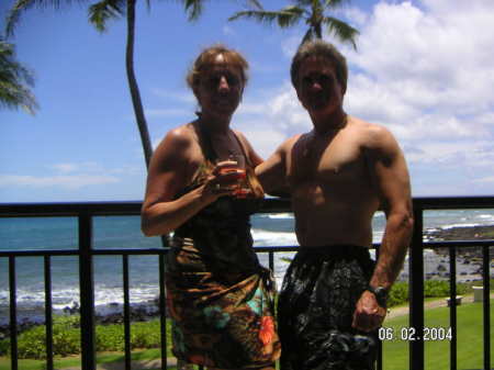 ME AND LINDA IN HAWAII
