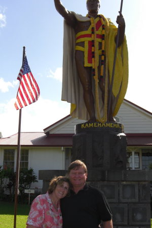 Brad and Karen on Hawaii (Big Island)