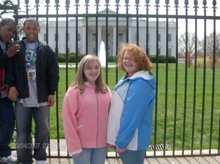 Kayla at the White House in DC