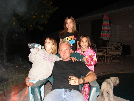 Dad and his Girls