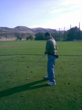 David Macklin (2nd son - 39) Golfing