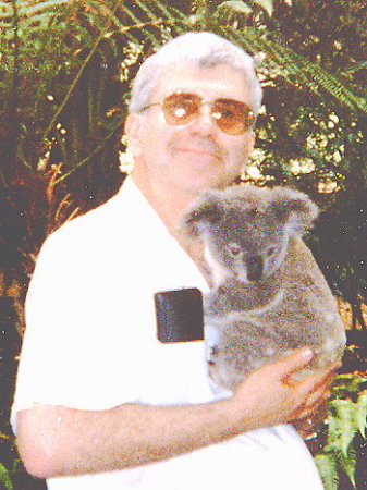 Sometimes a man's best friend is a koala.