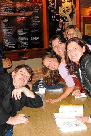 Meeting Michael Moore with the Girls