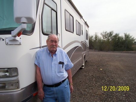 Husband with Motorhome