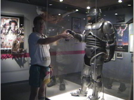 Shaking hands with RoboCop