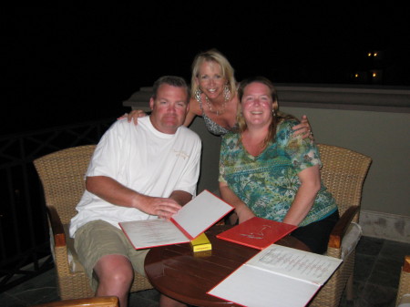 Paul and Cheryl Downing w/me in Cabo San Lucas