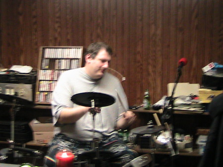 BIG MIKE ON THE DRUMS