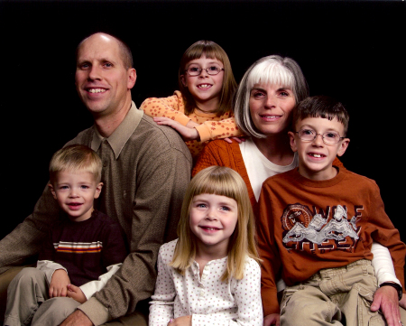 Ronda's son James Cahill and his family