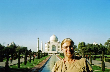 At the Taj Mahal, Agra, India