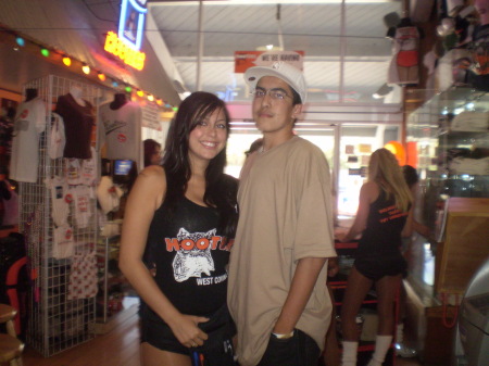 Coby at HOOTERS