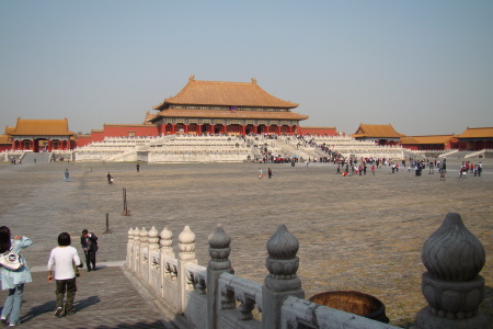 COURT YARD IN FORBIDDEN CITY